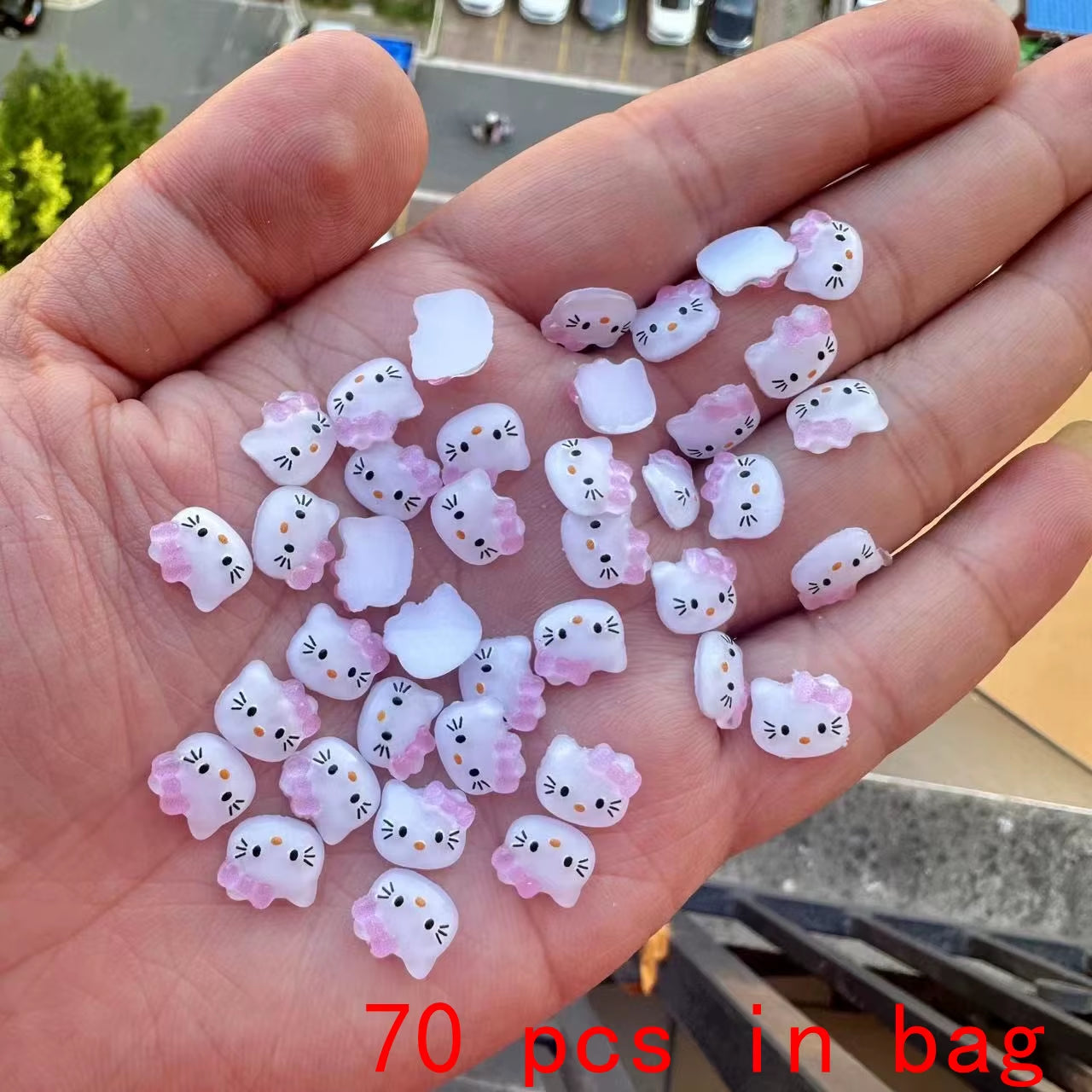 Nail Charms Hello Kitty Design Nail Art (70 Piece)