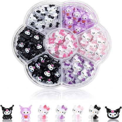 Nail Charms Hello Kitty Design Nail Art (70 Piece)