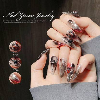  Nail Charms Nail Art Charms Vintage Gothic Retro (22 Piece)