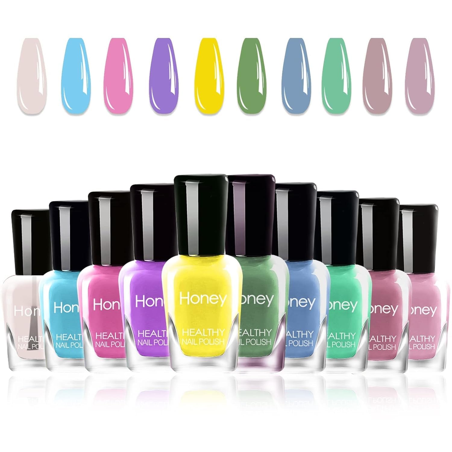 Nail Polish Set,Quick-Drying Fingernail Nail Polish Kit (10 Piece)