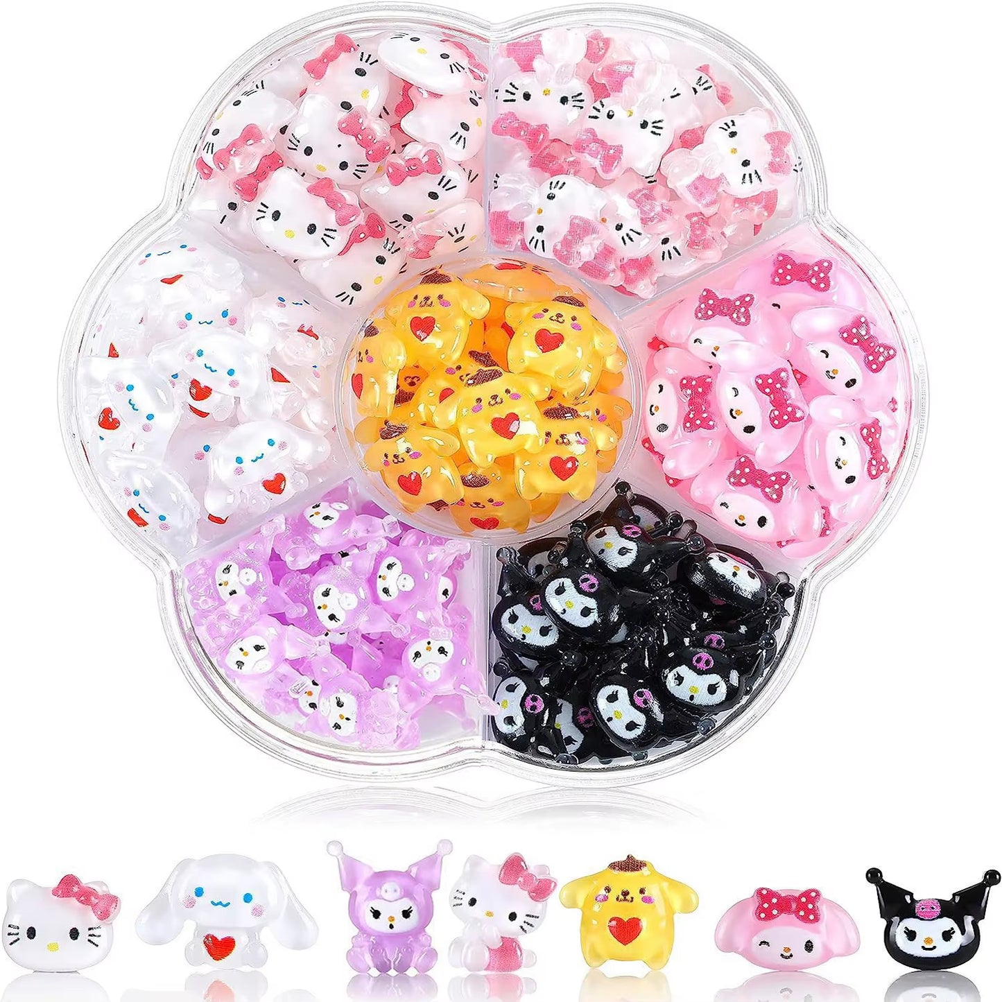 Nail Charms Hello Kitty Design Nail Art (70 Piece)