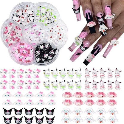 Nail Charms Hello Kitty Design Nail Art (70 Piece)