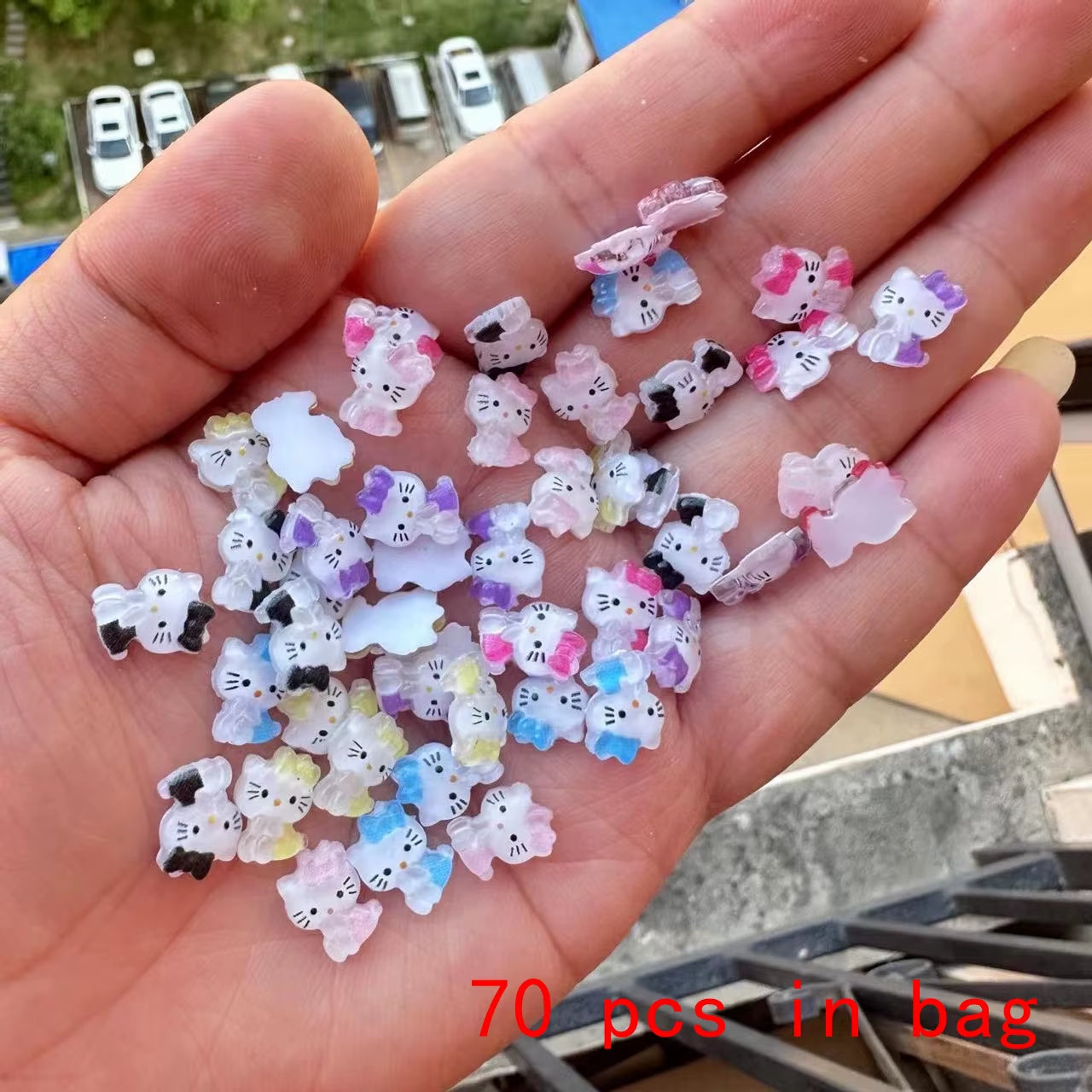 Nail Charms Hello Kitty Design Nail Art (70 Piece)